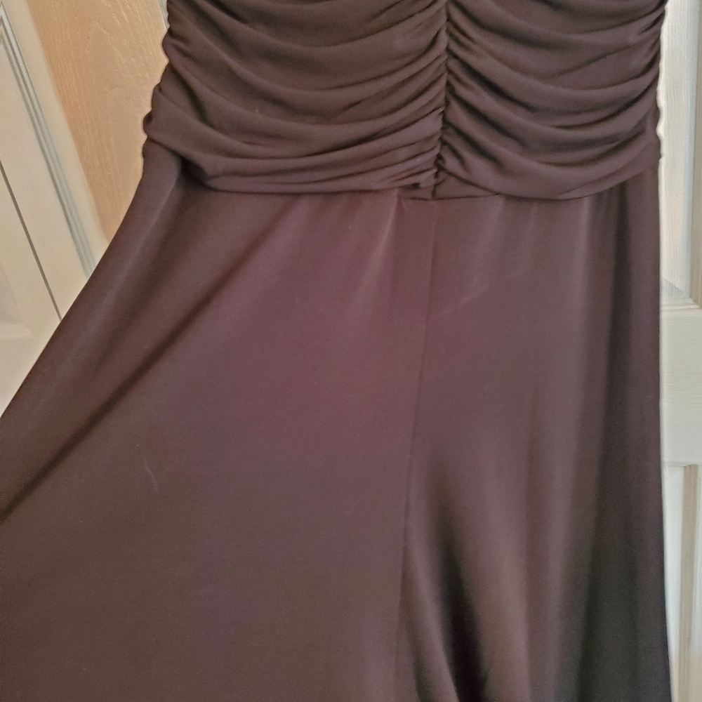 Metaphor Black Dressy Dress With Rhinestone Accent S 8 - Picture 3 of 10